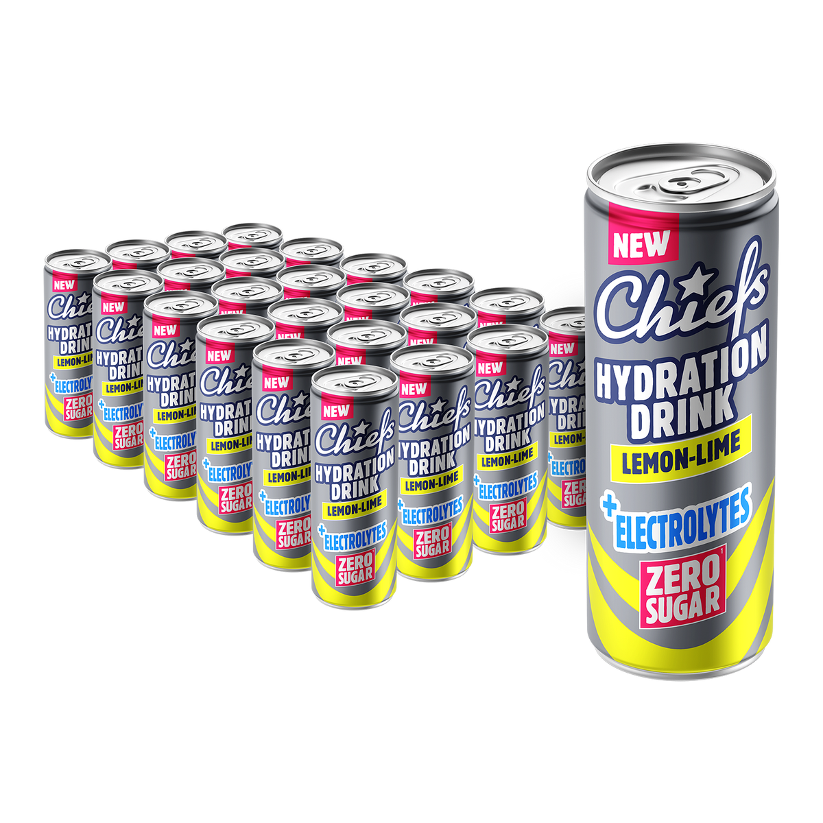 Chiefs Hydration Drink Lemon-Lime 24-pack
