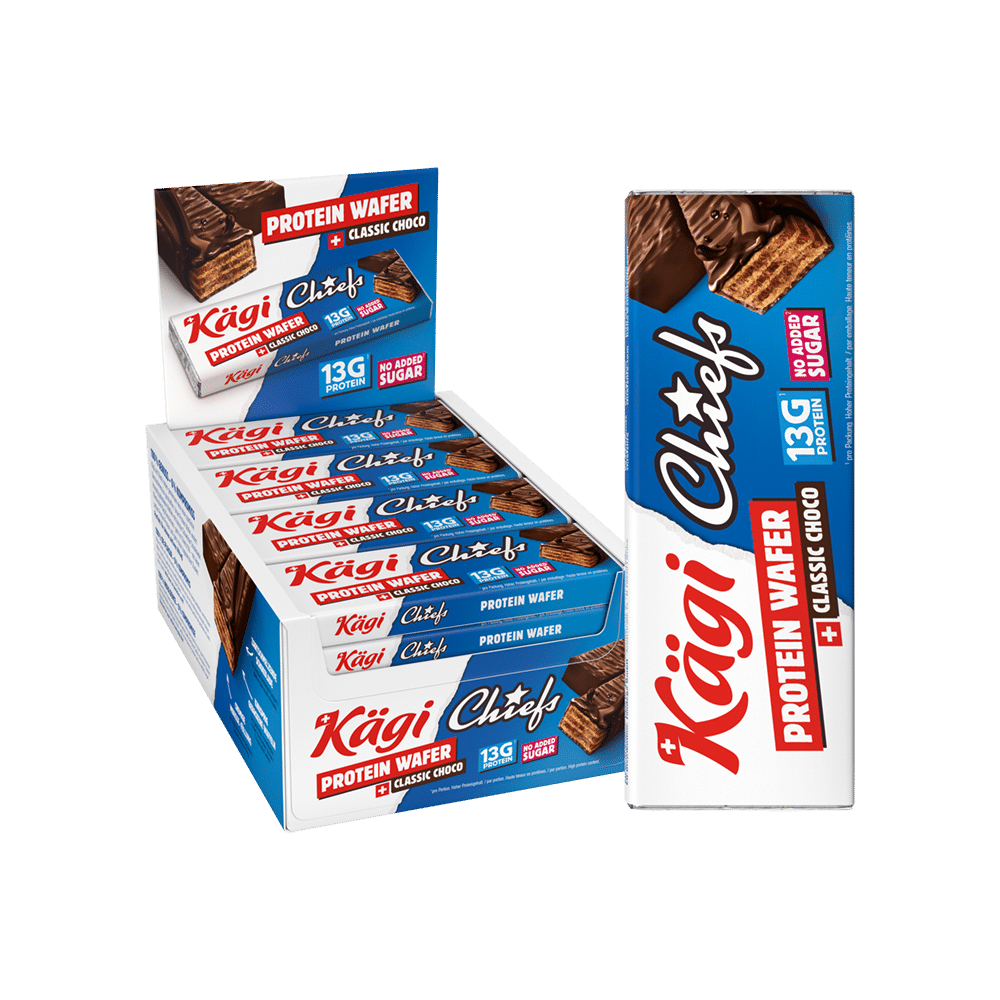 Kägi x Chiefs Protein Wafer Box 24 x 50 g