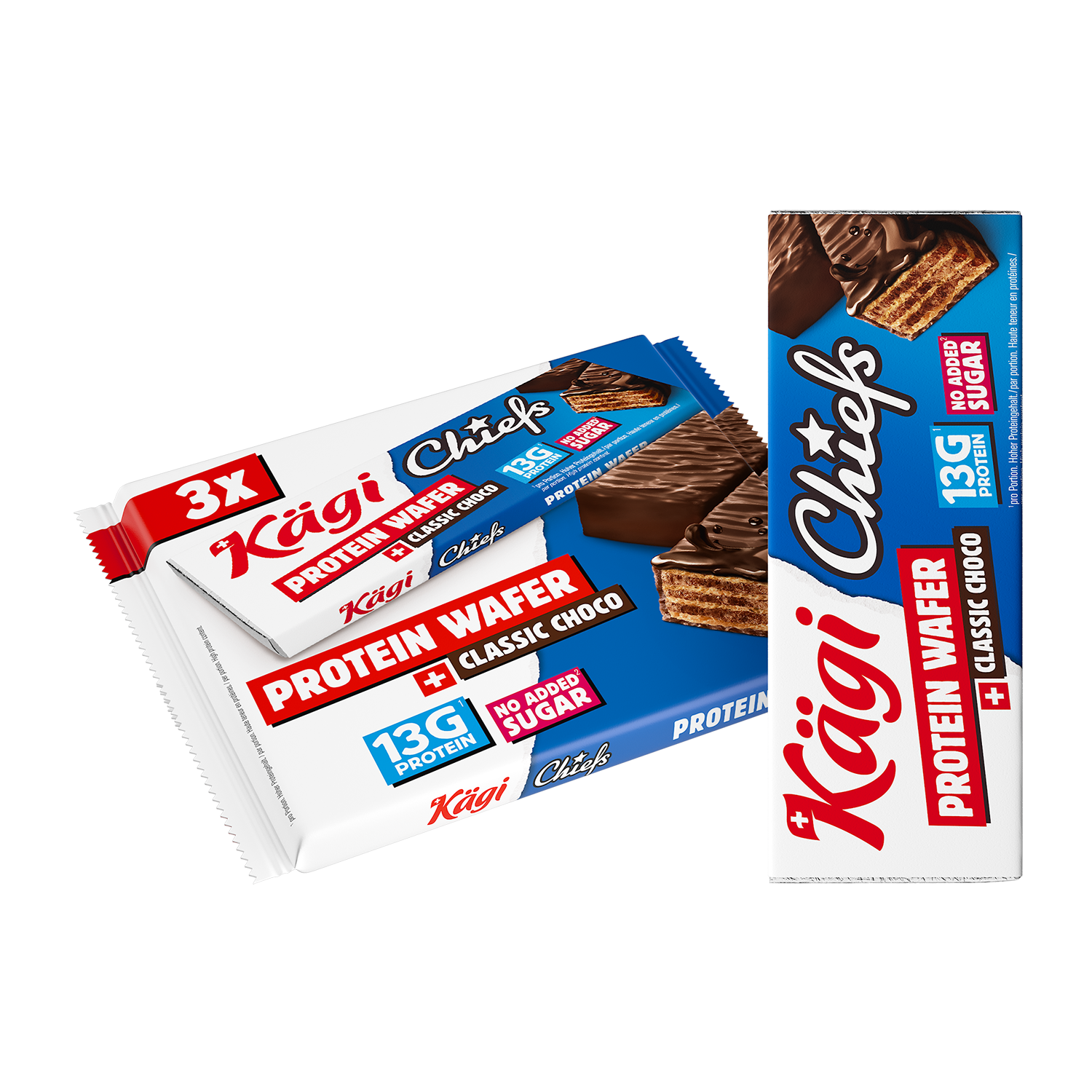 Kägi x Chiefs Protein Wafer Trio